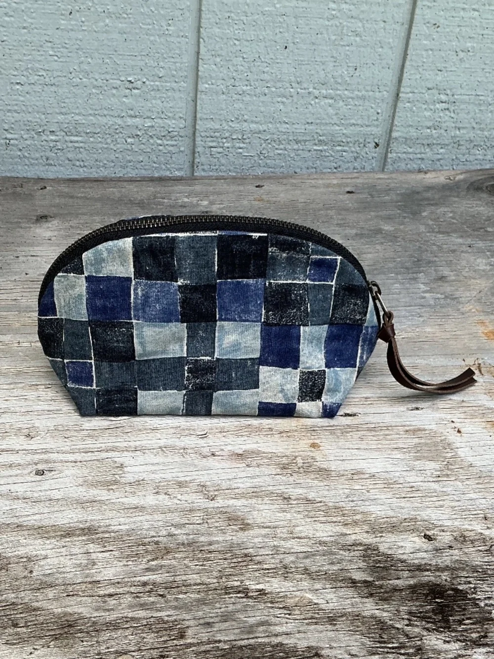 NEW bookhou POUCH bag linen + canvas - Picture 1 of 3
